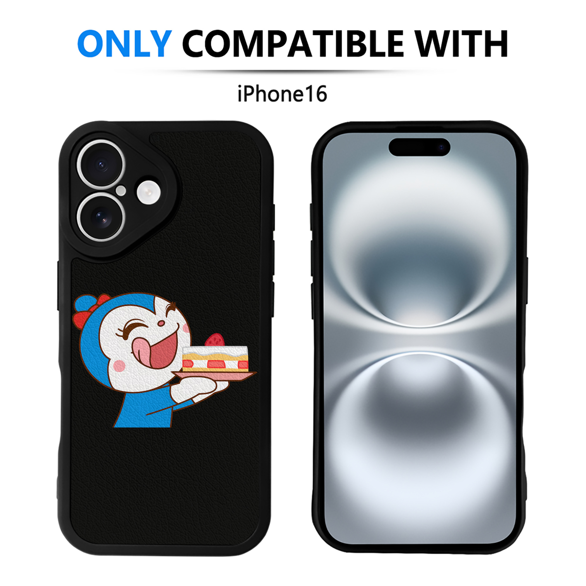 （画像用） アンパンマン Anpanman 【iPhone 16シリーズ対応】シリコンスマホケース（レザー調） 材質：シリコン